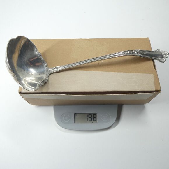 Gorham Albemarle Sterling Silver Punch Ladle Large 12" Long Vintage - Picture 9 of 13